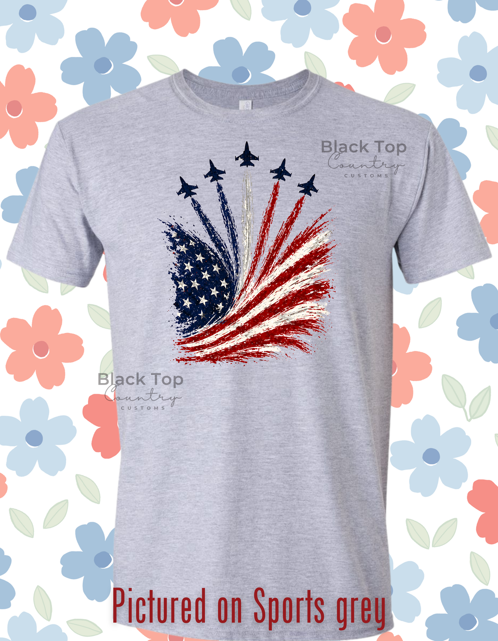 Patriotic Aerial Flag - Adult + Youth + Toddler Preorder