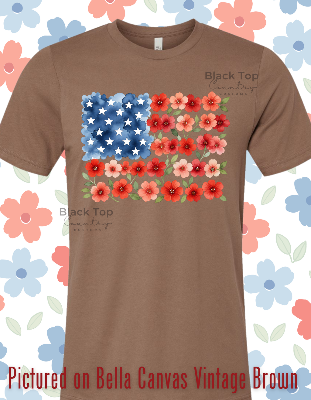 Floral Flag - Adult + Youth + Toddler Preorder