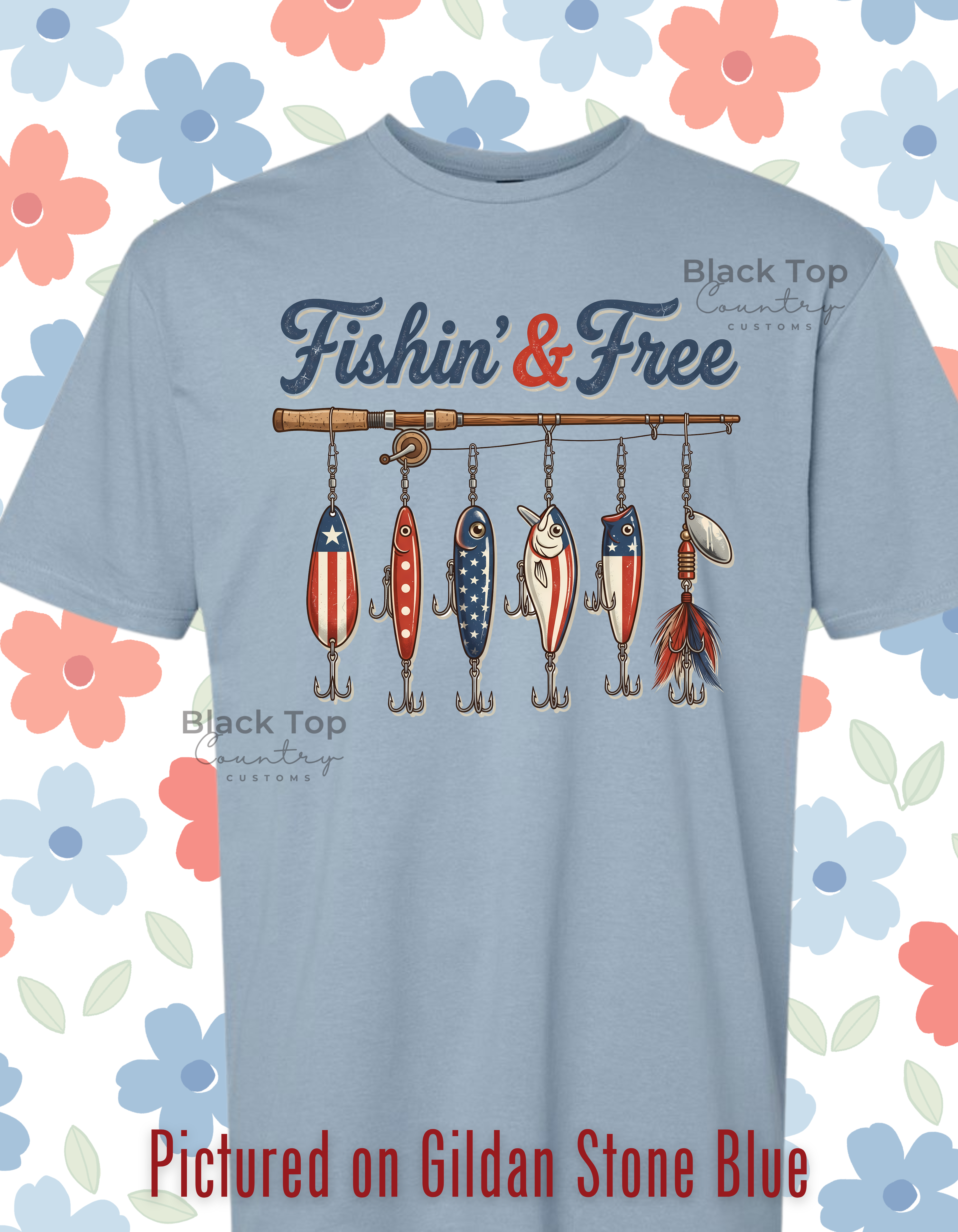 Fishin' & Free - Adult + Youth + Toddler Preorder