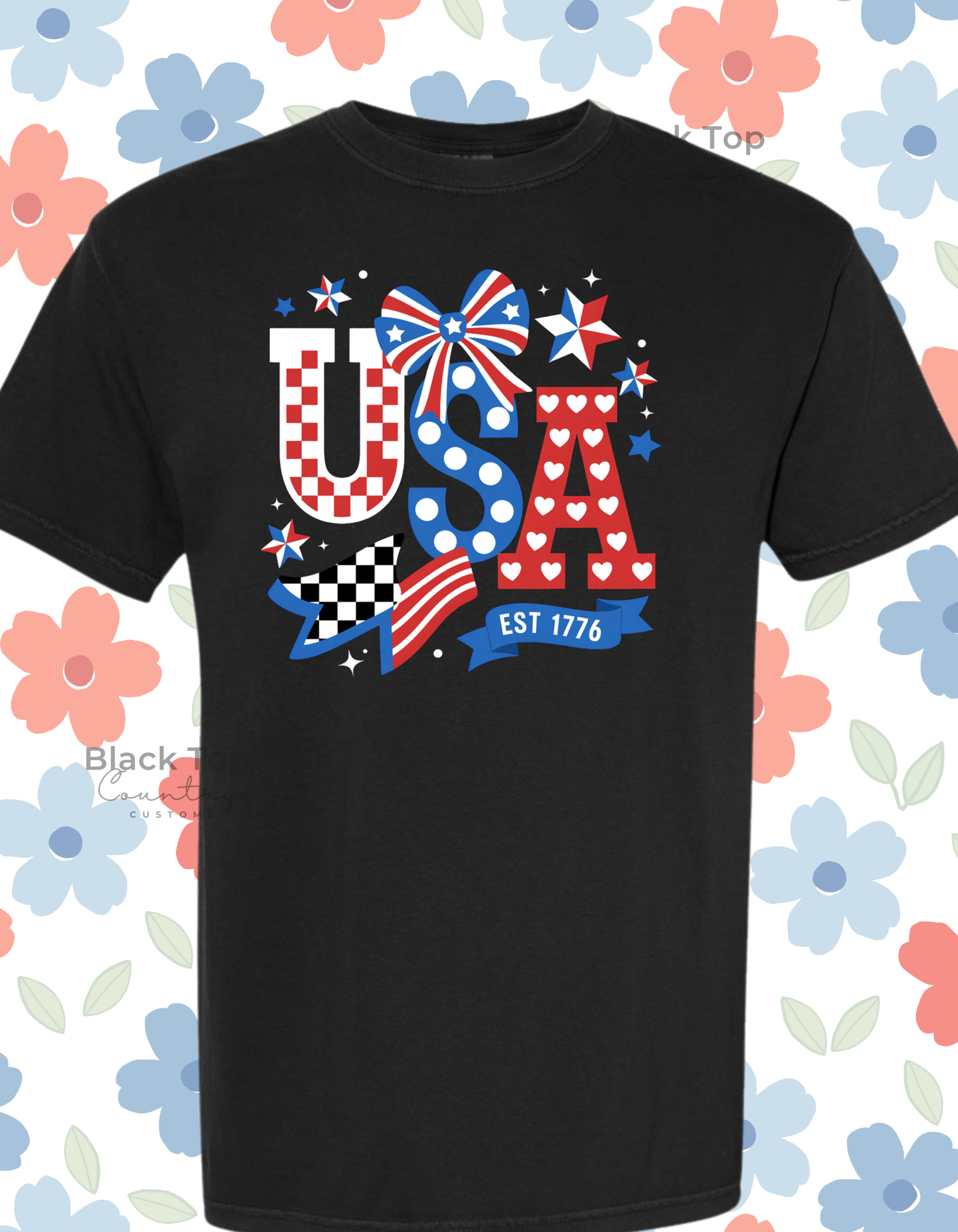 USA checker celebration - Adult + Youth + Toddler Preorder