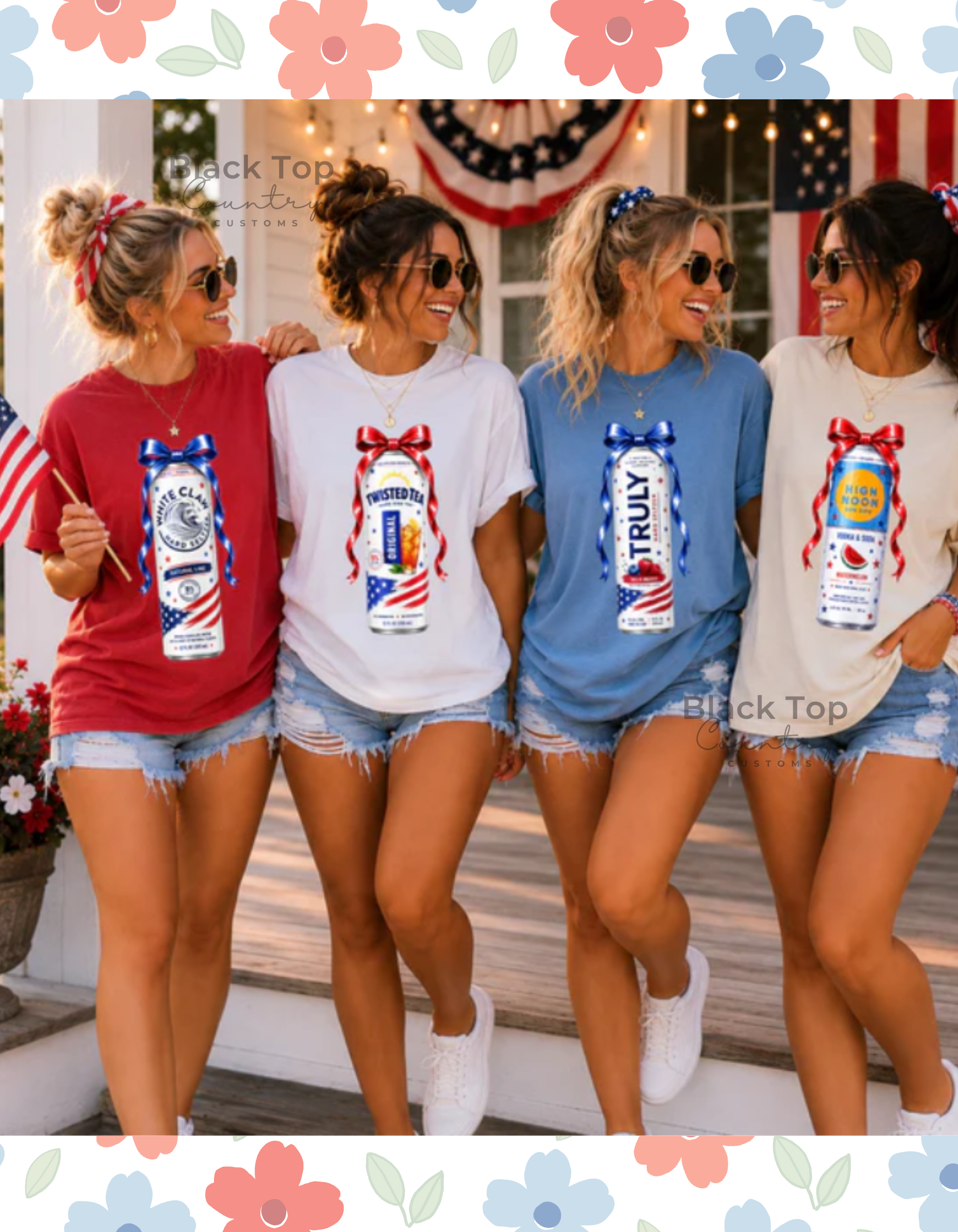 Beer girl with a Patriotic twist - Adult Preorder